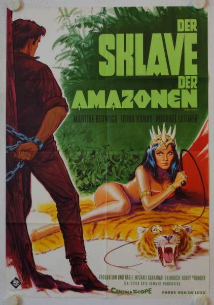 Der Sklave der Amazonen originales deutsches Filmplakat